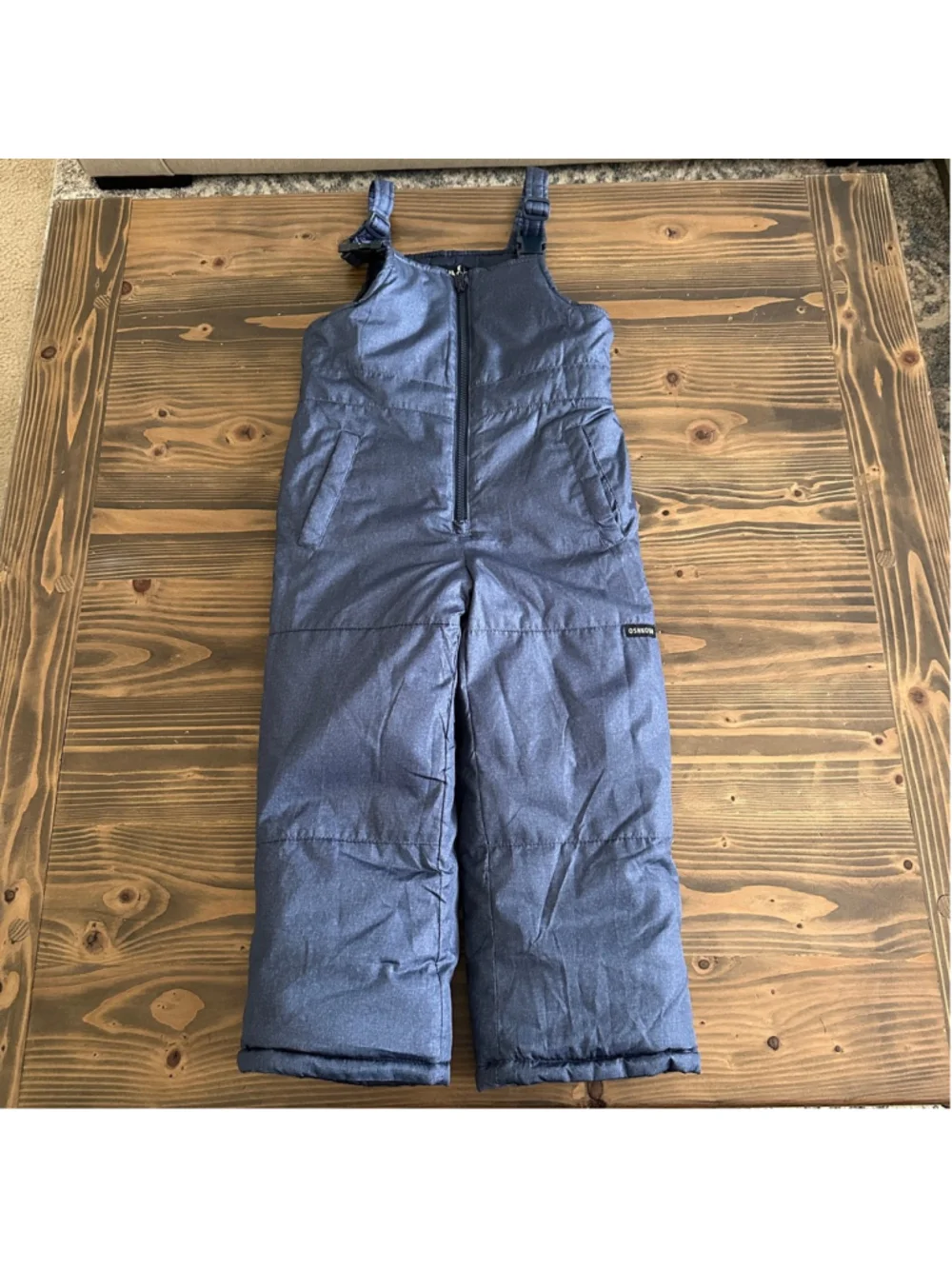OshKosh B’gosh Snow Bib Overalls Boys M 5 6 Blue Winter Ski Pants